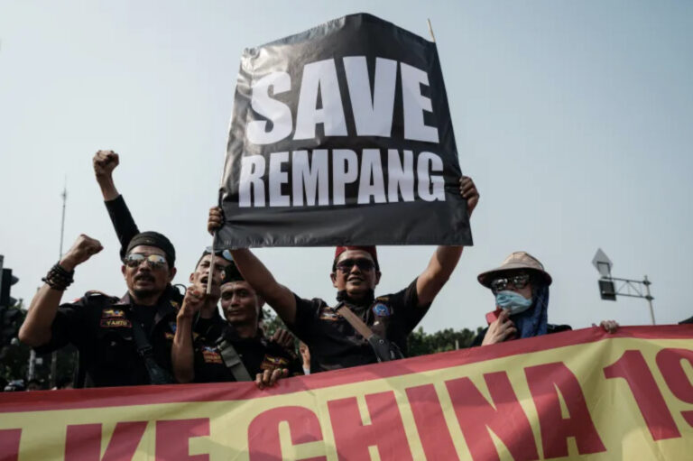 China in land rights battle for Rempang Island