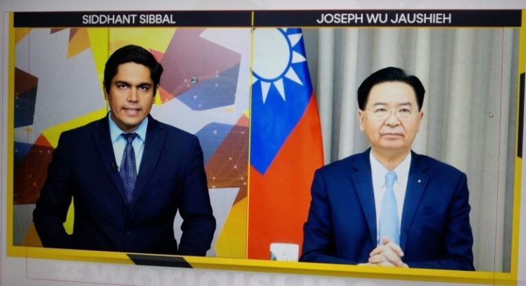 Foreign Minister Wu gives interview to India’s WION